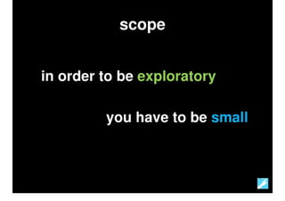 How To Manage An Exploratory Development Process
