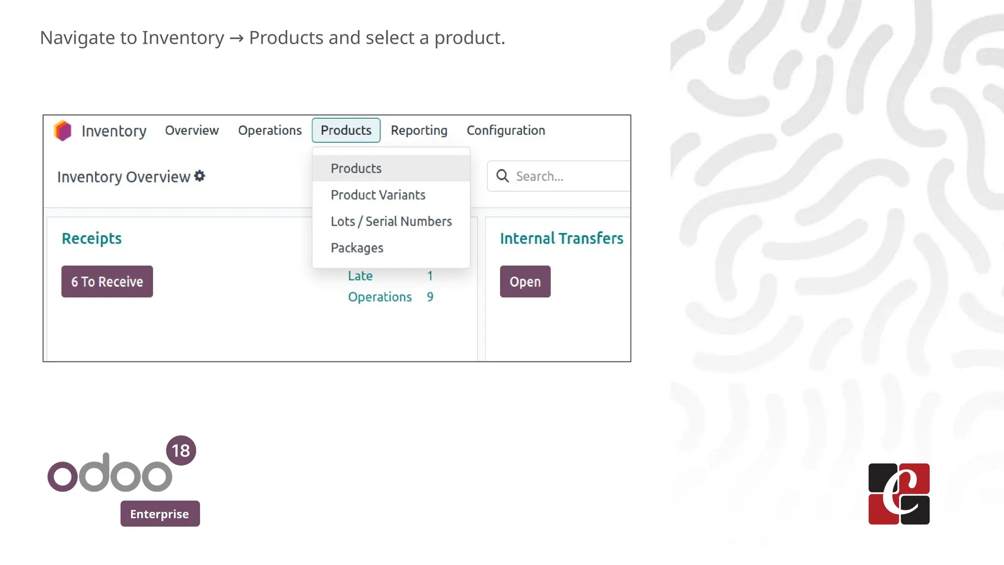 Enterprise
Navigate to Inventory Products and select a product.
→
 