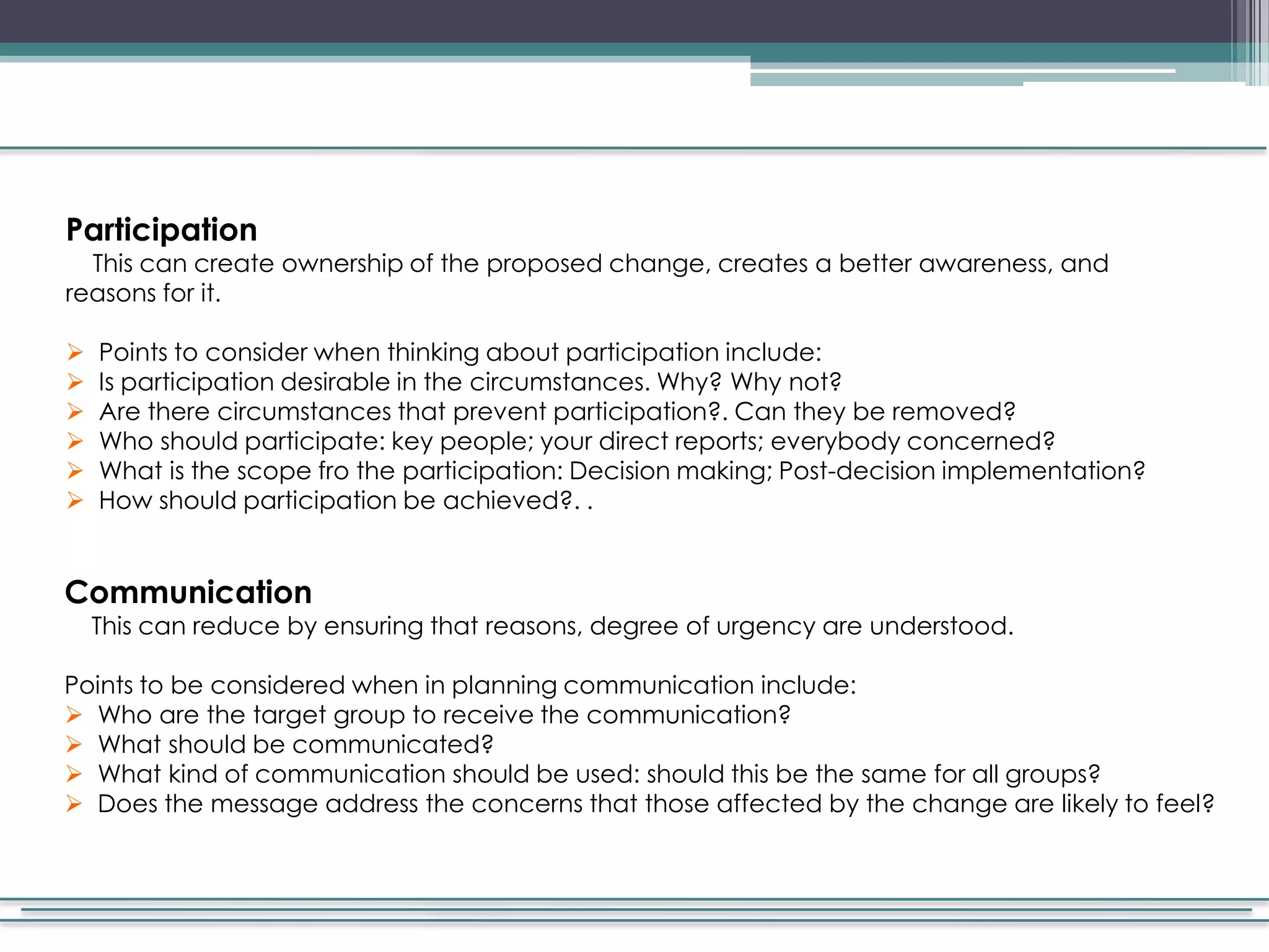 How To Manage Organizational Change