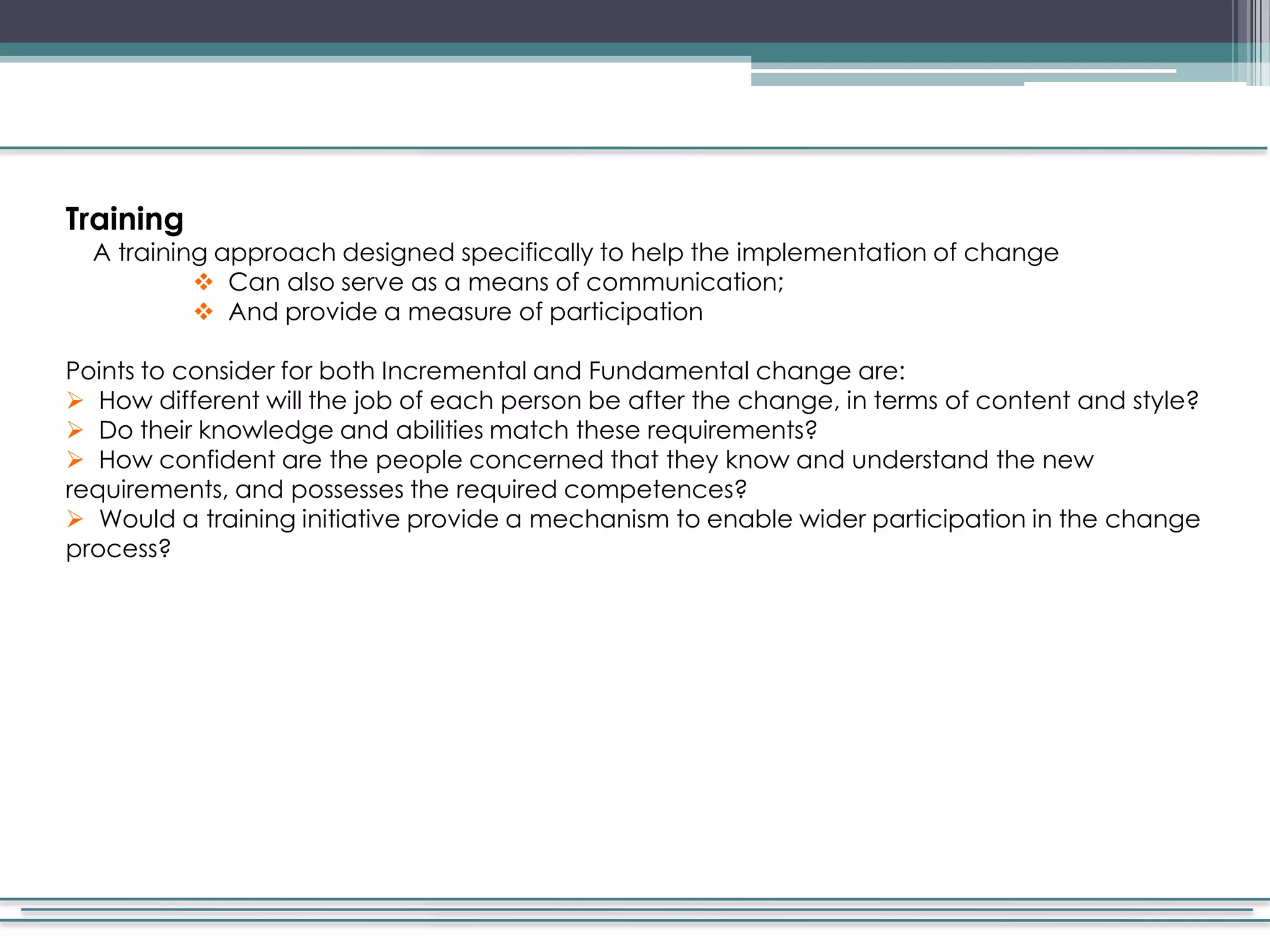 How To Manage Organizational Change