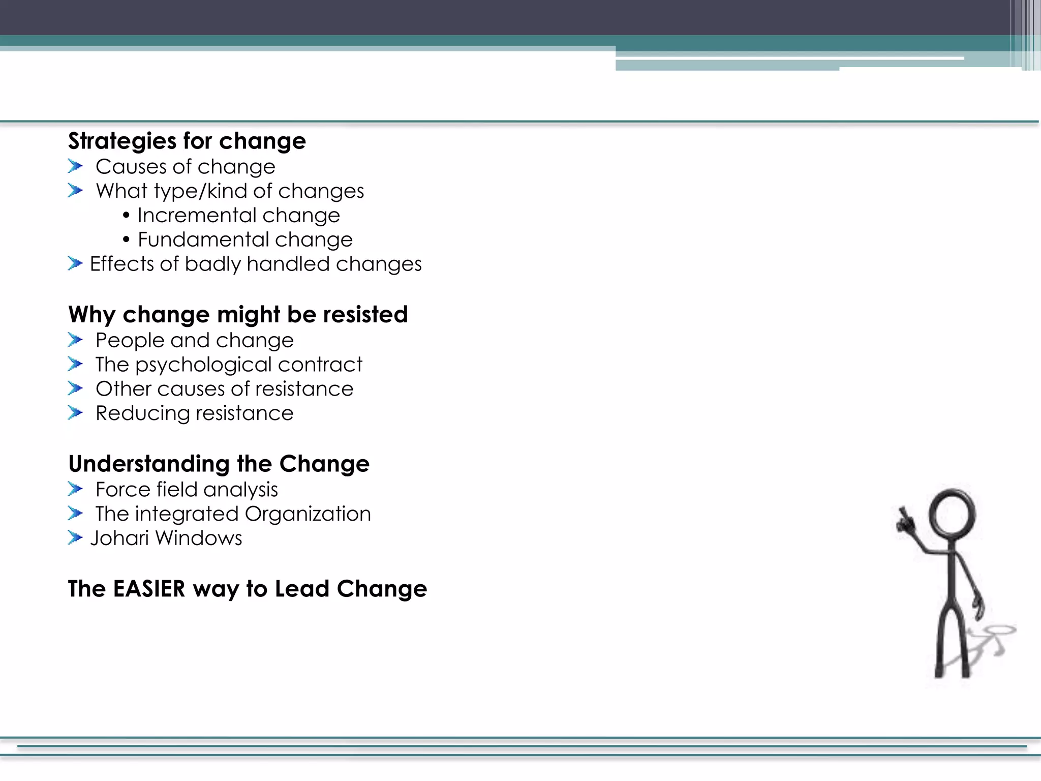 How To Manage Organizational Change