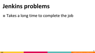 Copyright (C) 2018 DeNA Co.,Ltd. All Rights Reserved.
Jenkins problems
■ Takes a long time to complete the job
13
 