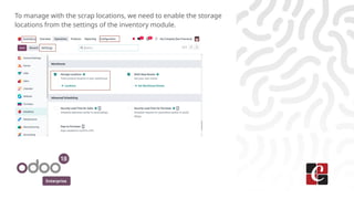 How to Manage Scrap in Odoo 18 Inventory | PPTX