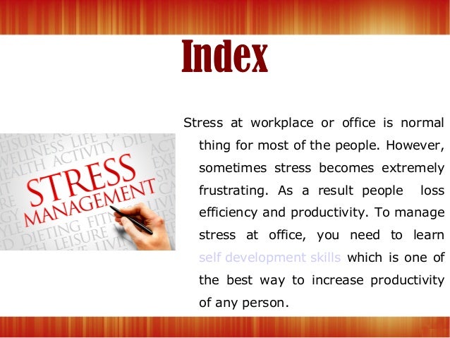 how to cope with stress at work
