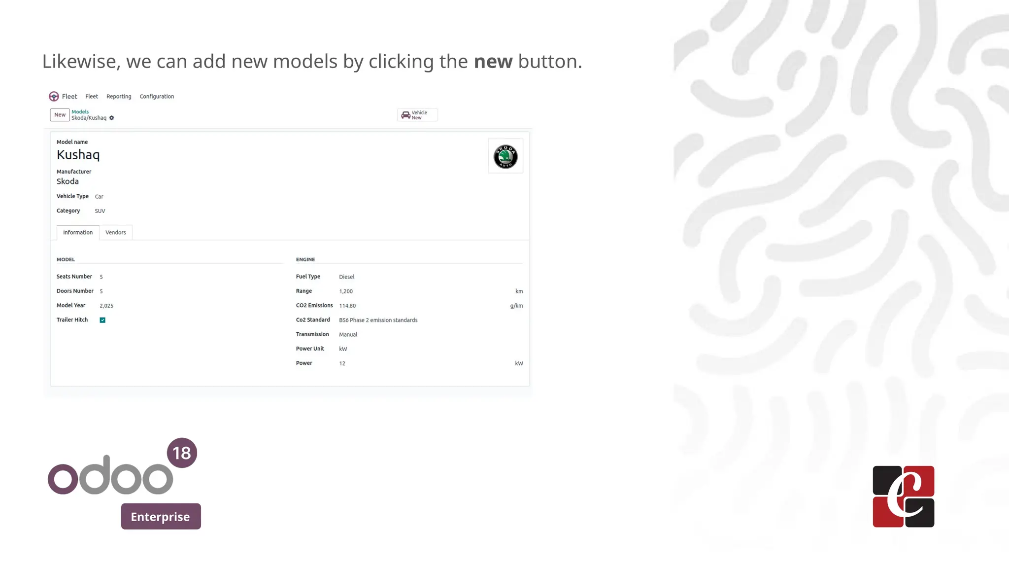 Enterprise
Likewise, we can add new models by clicking the new button.
 