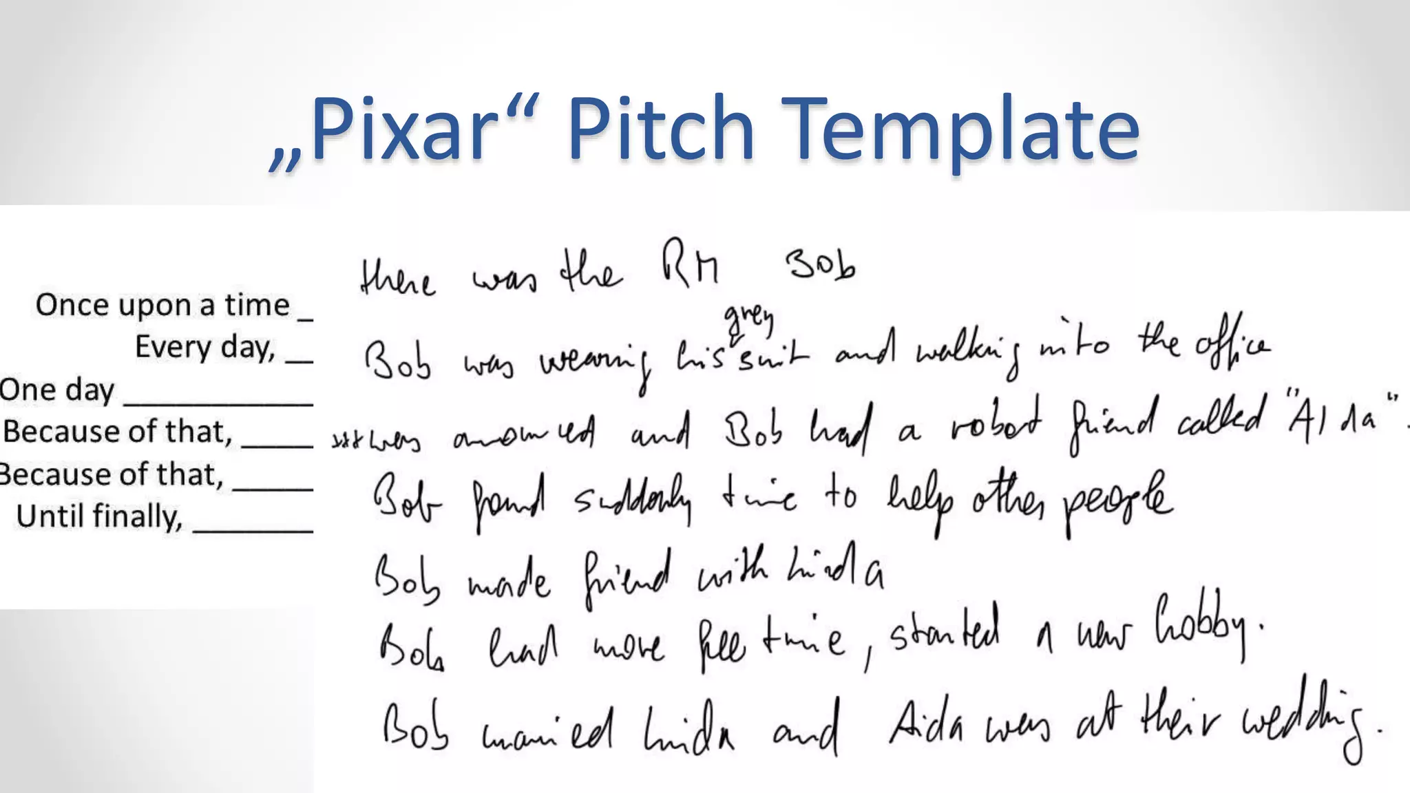 @peitor
#Pitch
•Collect other people’s pitches
• Use a visual
 