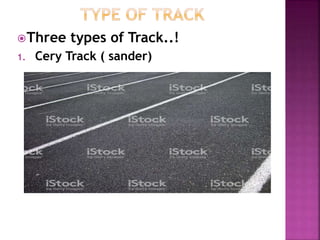 How to mark track 400mt. 84.39