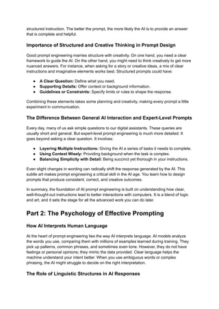 How to Master AI Prompt Engineering Skills for Future Growth | PDF