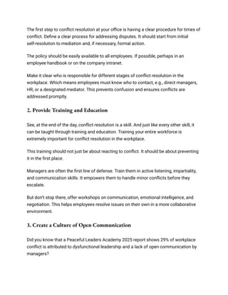 How to Master Conflict Resolution in the Workplace and De-escalate ...