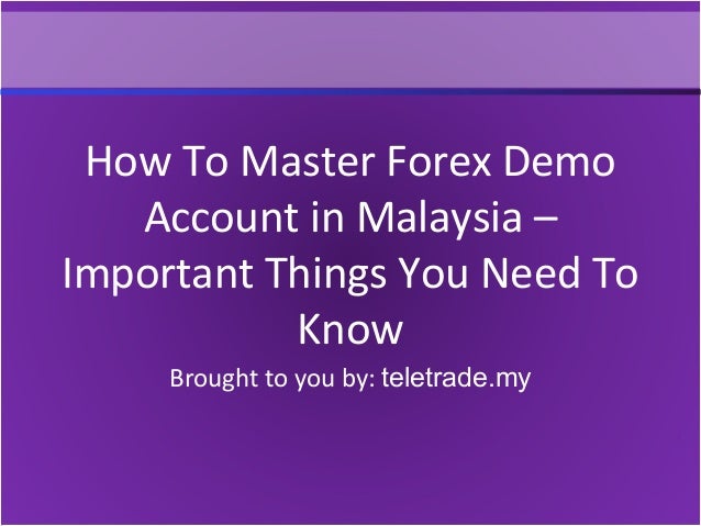 How to master forex