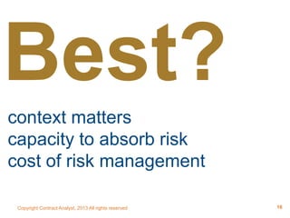 How to measure and manage legal risk | PPSX