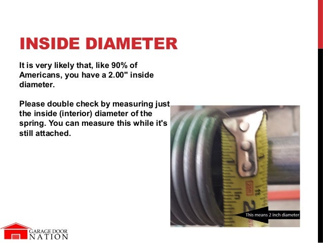 How To Measure Garage Door Springs