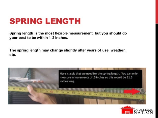 How To Measure Garage Door Springs