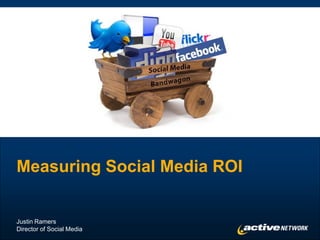 Measuring Social Media ROI


Justin Ramers
Director of Social Media
 