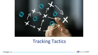 Marketing Tracking
Using Google Analytics + UTMs
 