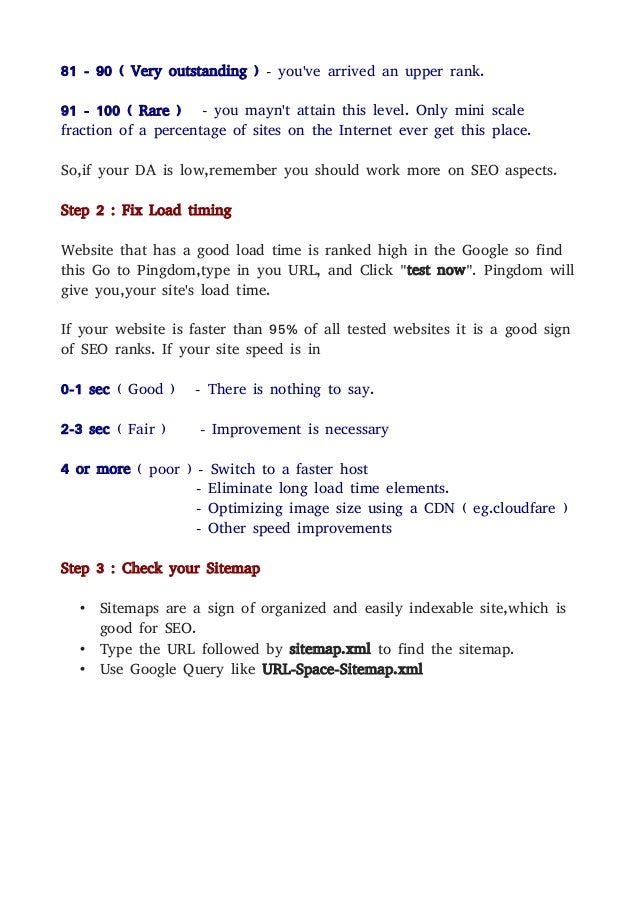 how to measure your website score kamalam infotech