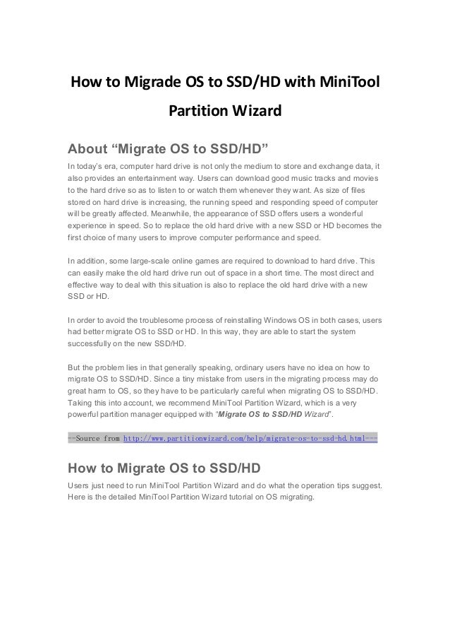 Minitool Partition Wizard Ssd Minitool Partition Wizard Ssd