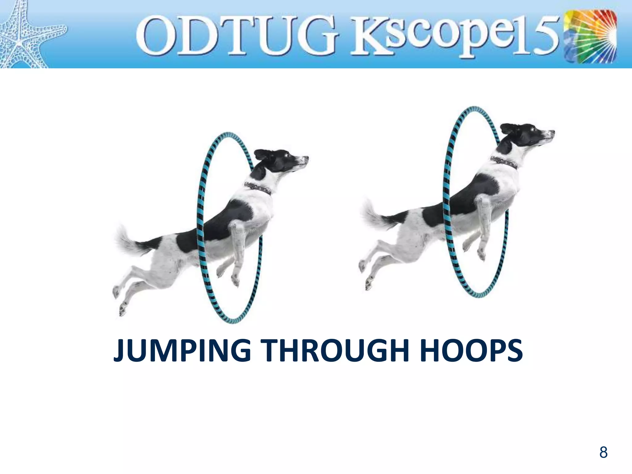 JUMPING THROUGH HOOPS
8
 