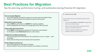 How to migrate from VMware to Proxmox VE Cluster using Veeam | PDF