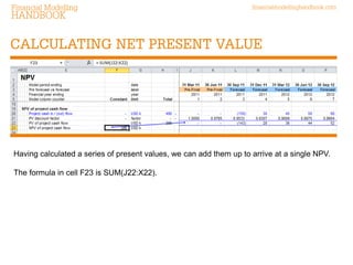 How to model Net Present Value | PDF