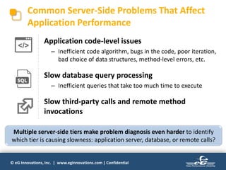 How to Monitor Your Java & .NET Applications with eG Enterprise | PPT