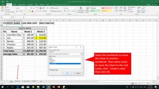 How to move a worksheet in excel 2016
