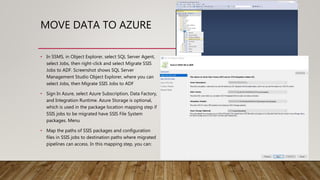 how to move data from on premise to ssis in google cloud platform ...