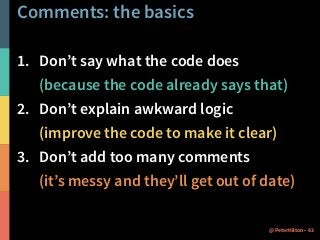 How to name things: the hardest problem in programming | PPT