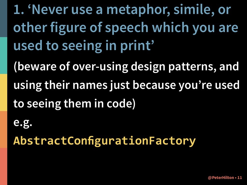 How to name things: the hardest problem in programming