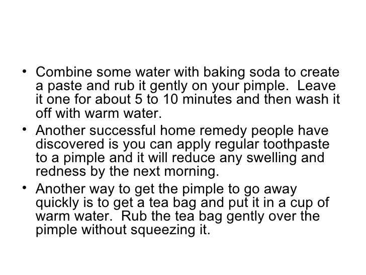 How To Naturally Reduce Pimples