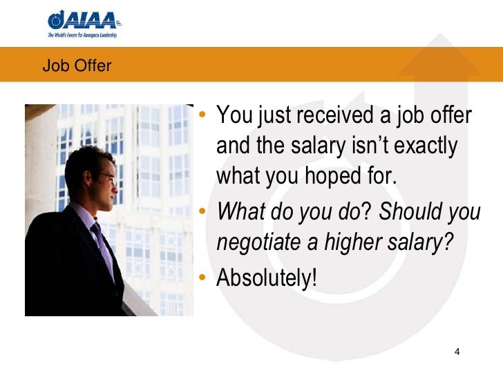 how to negotiate salary job offer