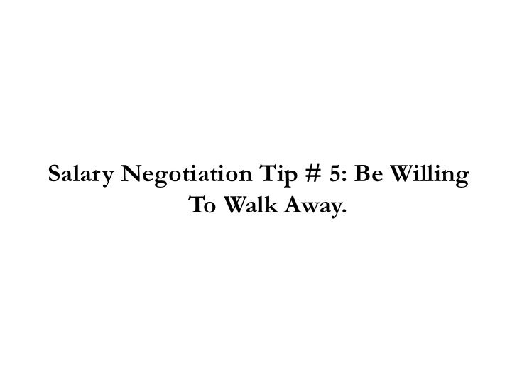 negotiating salary for a new job