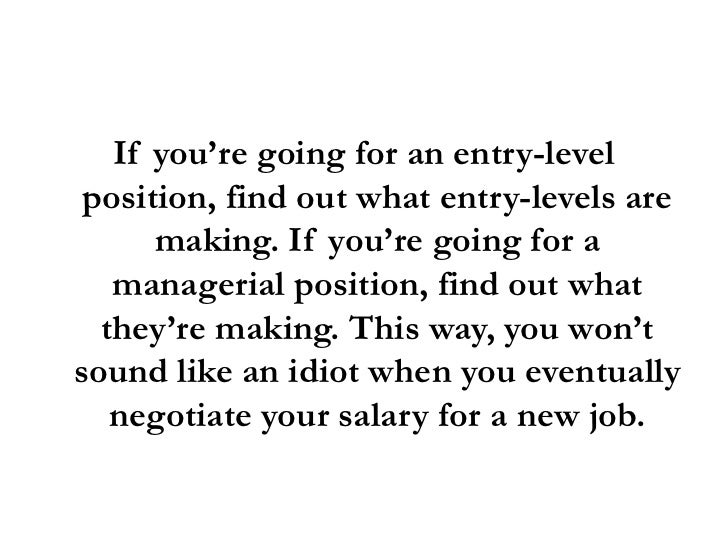 negotiating salary for a new job