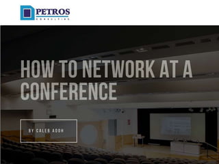 How To Network At An Event/Conference