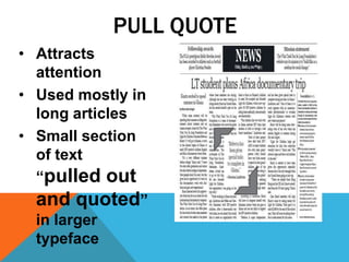 Assignment: how to create a newspaper article | PPTX