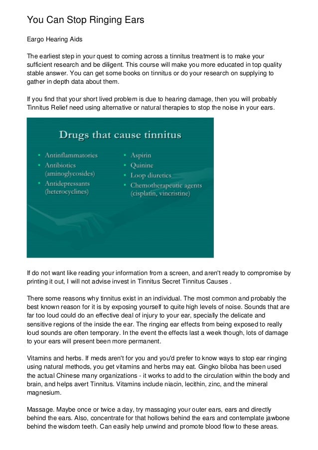 Drug Induced How Does Aspirin Cause Tinnitus Can Taking A 81mg Of