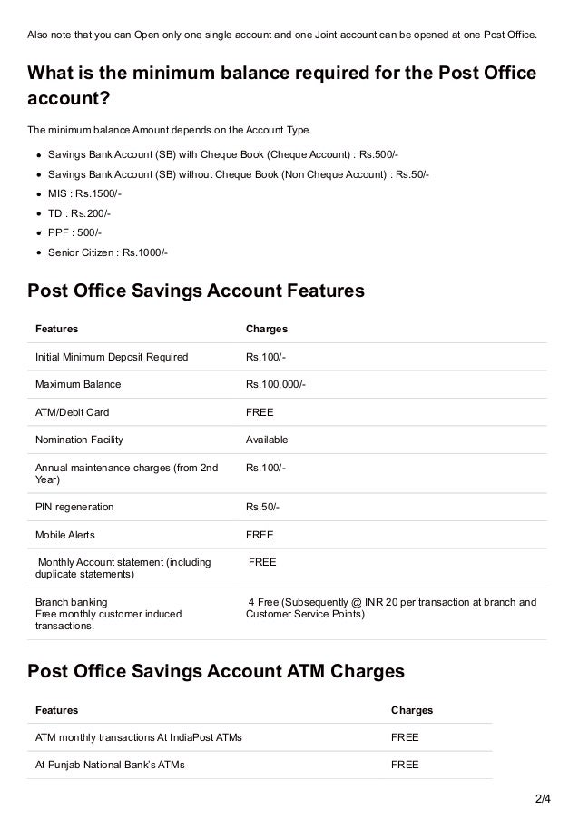 How To Open A Post Office Savings Account All You Need To Know About how-to-open-a-post-office-savings-account-all-you-need-to-know-about