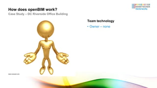 Team technology Owner – none How does openBIM work? Case Study – DC Riverside Office Building www.lumaxart.com 