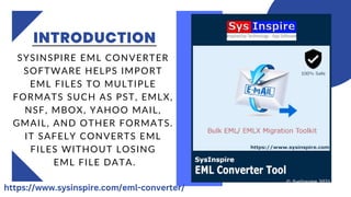How to open EML file in Outlook 2007? | PDF