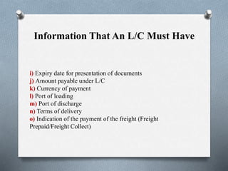 How to open letter of credit | PPTX