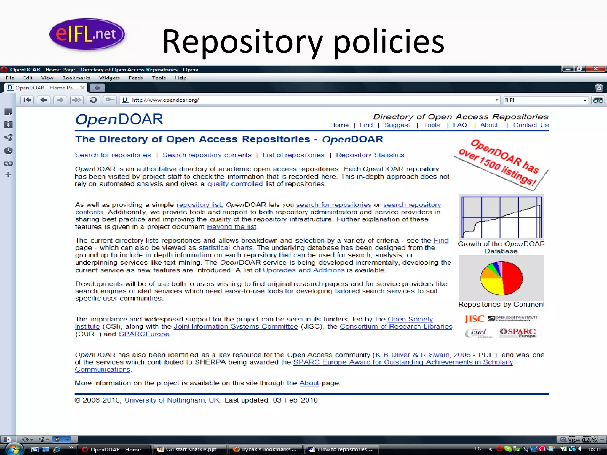 Repository policies
 