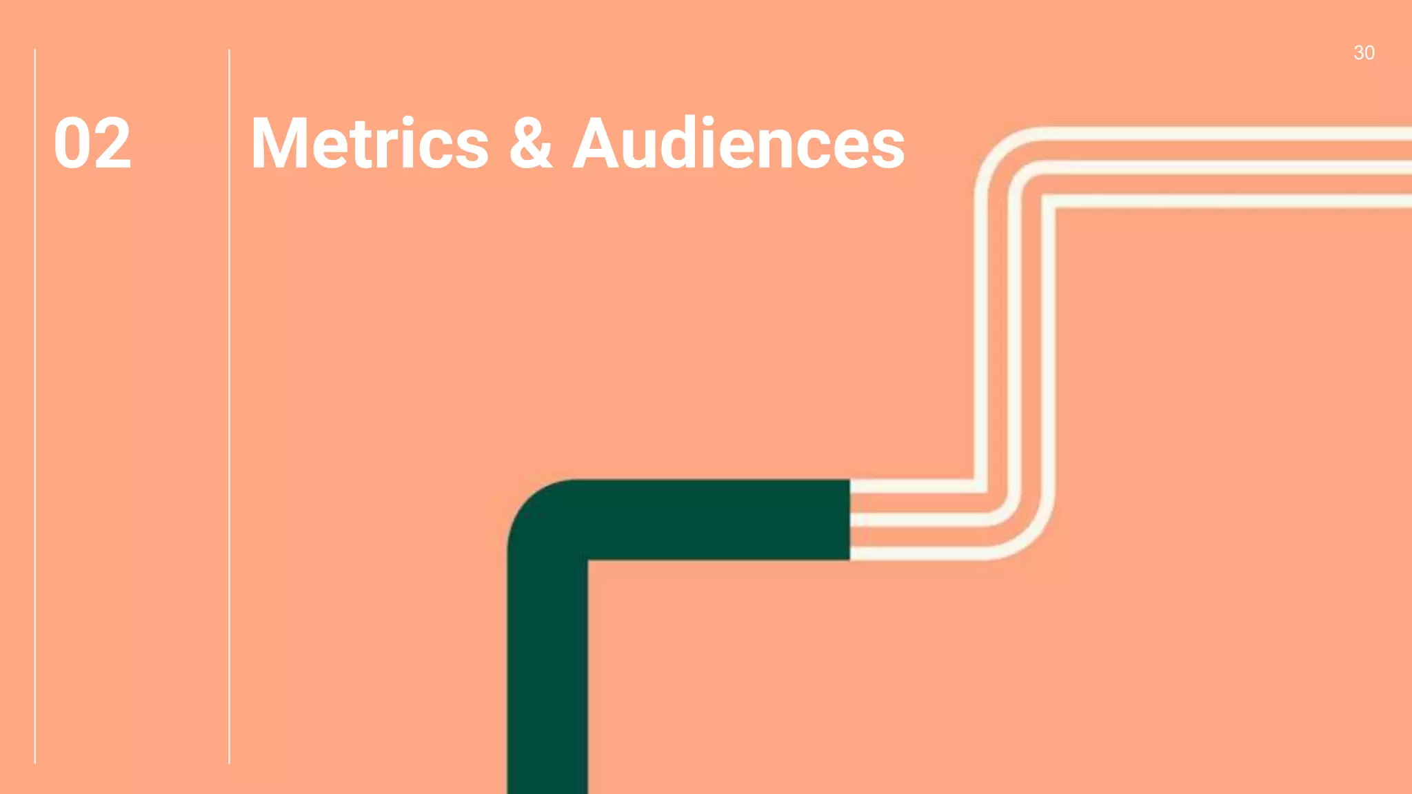 30
Metrics & Audiences02
 