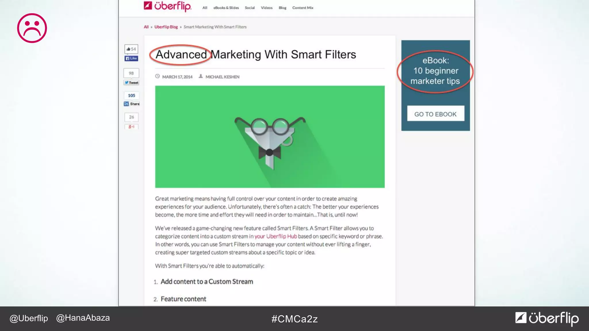 @Uberflip #CMCa2z@HanaAbaza

 