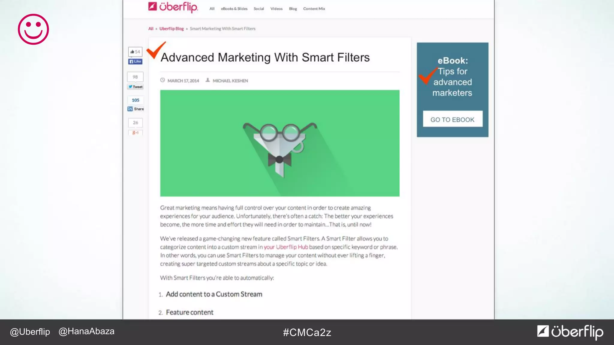 @Uberflip #CMCa2z@HanaAbaza

 