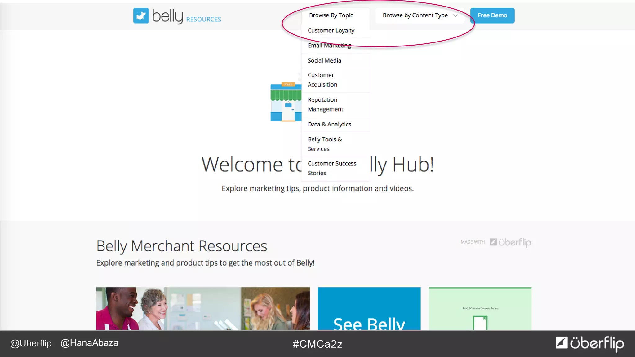 @Uberflip #CMCa2z@HanaAbaza
 