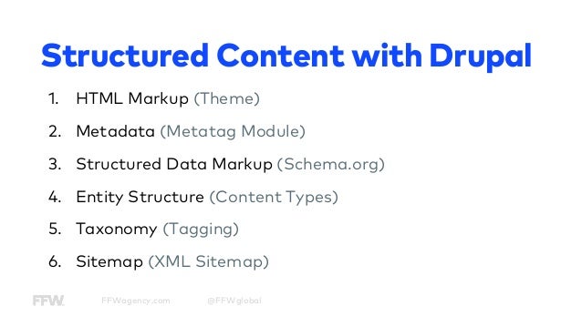 how to optimize your drupal site with structured content