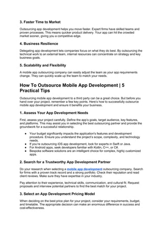 How to Outsource Mobile App Development (1).docx | Free Download