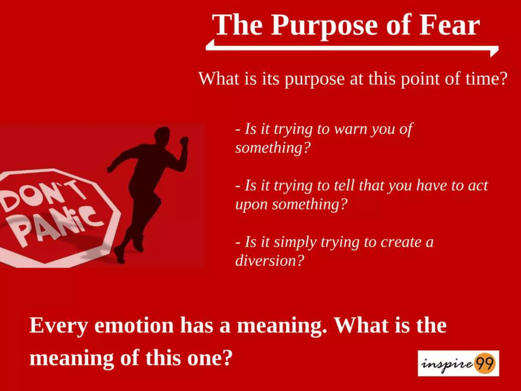 How to overcome fear