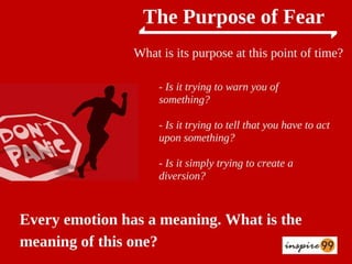 How to overcome fear