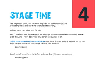 How to Overcome Your Fear of Public Speaking - Stage fright to Stage ...